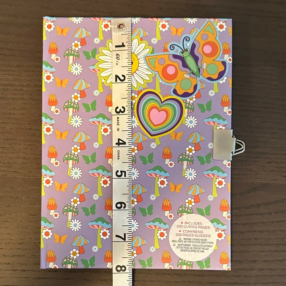 Locking Guided Journal with Keys and a Pen